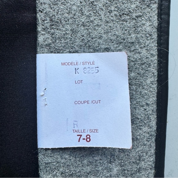 NICCOLINI BLACK WOOL TRENCH COAR WOMAN SIZE 8 - Picture 7 of 10